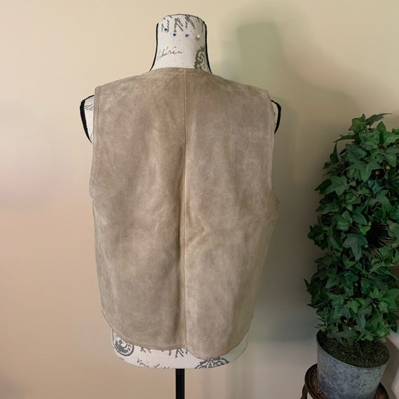Vintage genuine suede vest - Picture 2 of 7